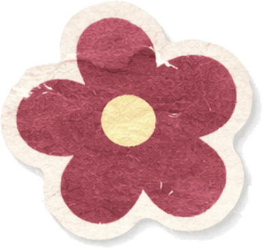 Flower sticker