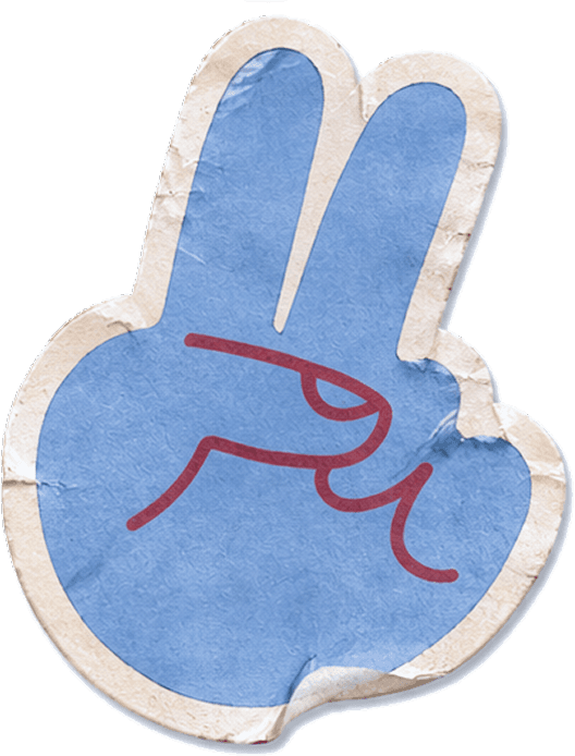 Hand sticker