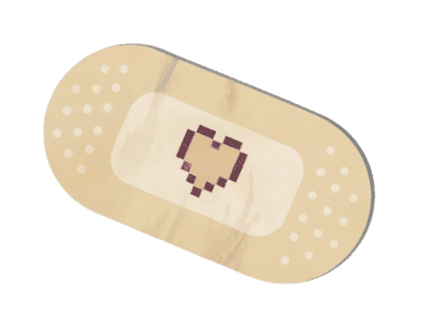 Band-aid sticker